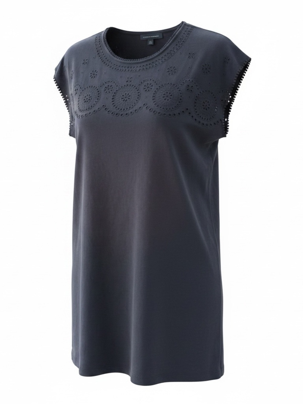 Tommy Bahama Navy Knit Short Sleeve Shift Dress